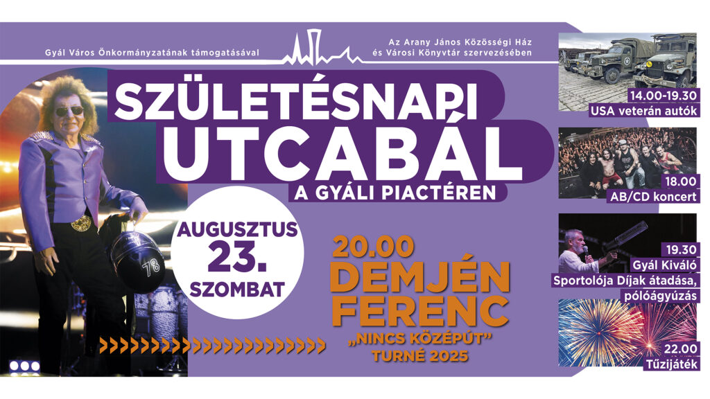 Az utcabál plakátja